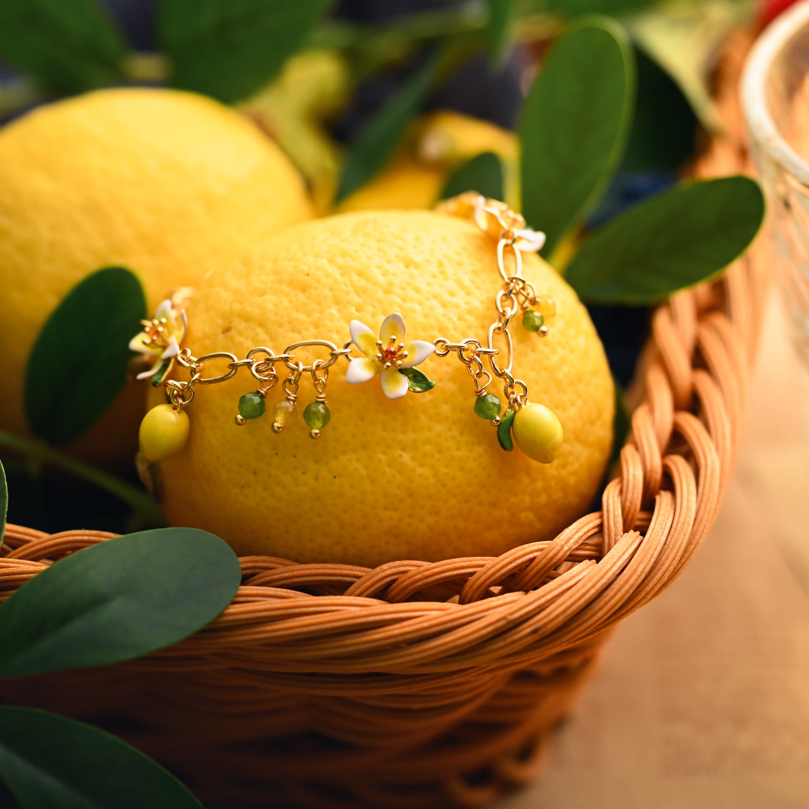 Zitronenarmband