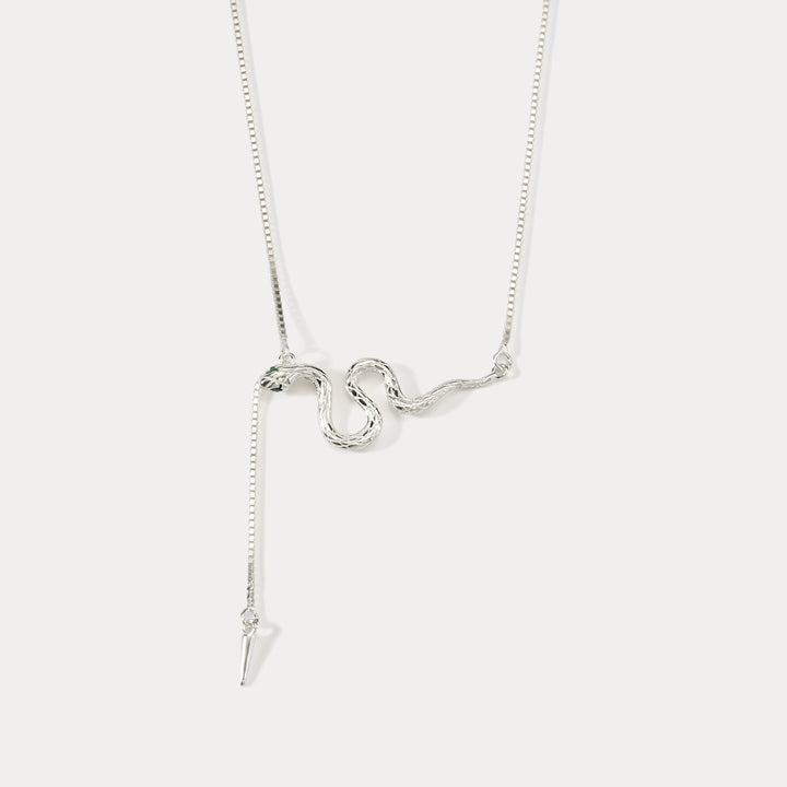 Sterling Silver Snake Necklace