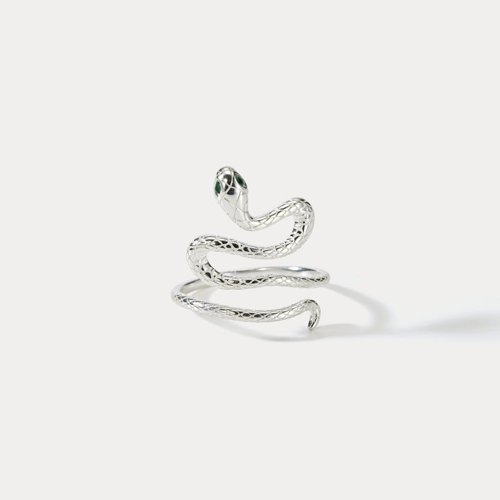 Sterling Silver Snake Ring