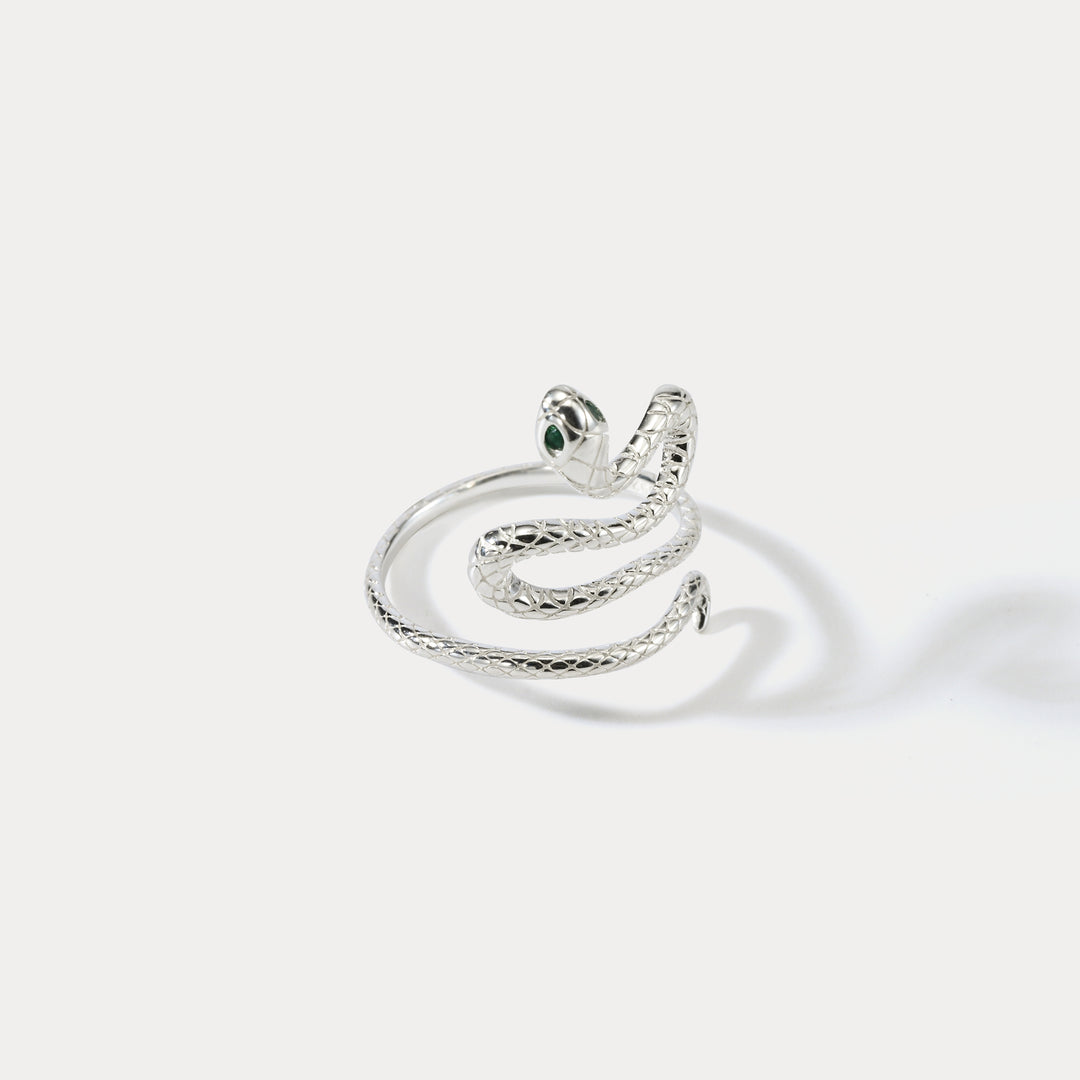 Sterling Silver Snake Ring