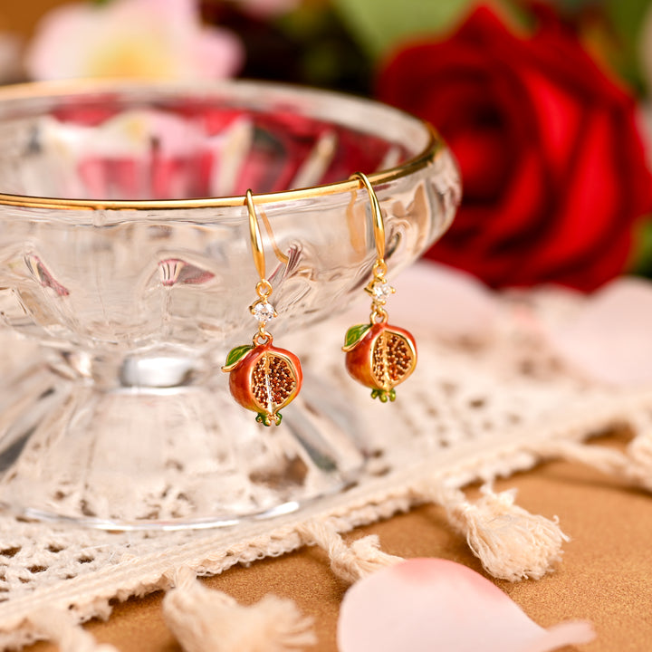 Pomegranate Earrings