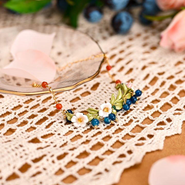 Blueberry Flower Bracelet