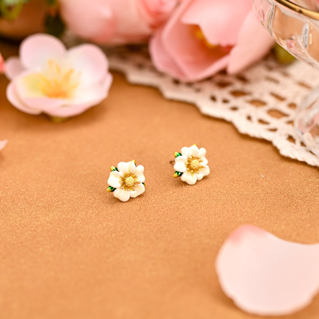 Strawberry Flower Earrings