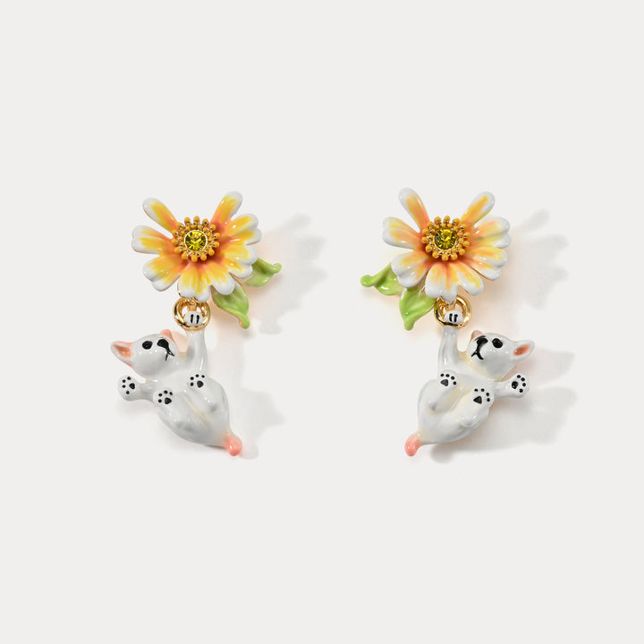 Daisy Dog Earrings