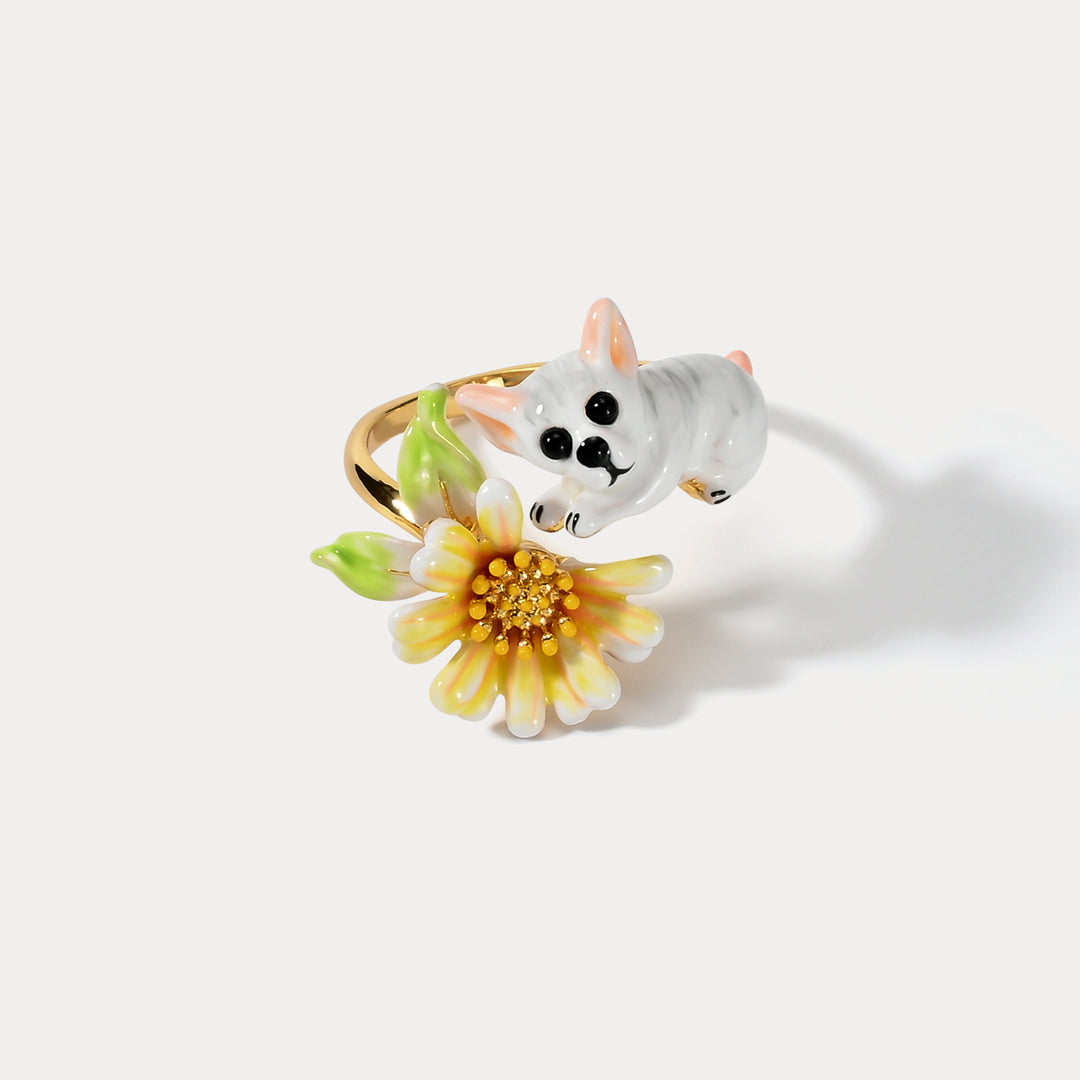 Daisy Dog Ring