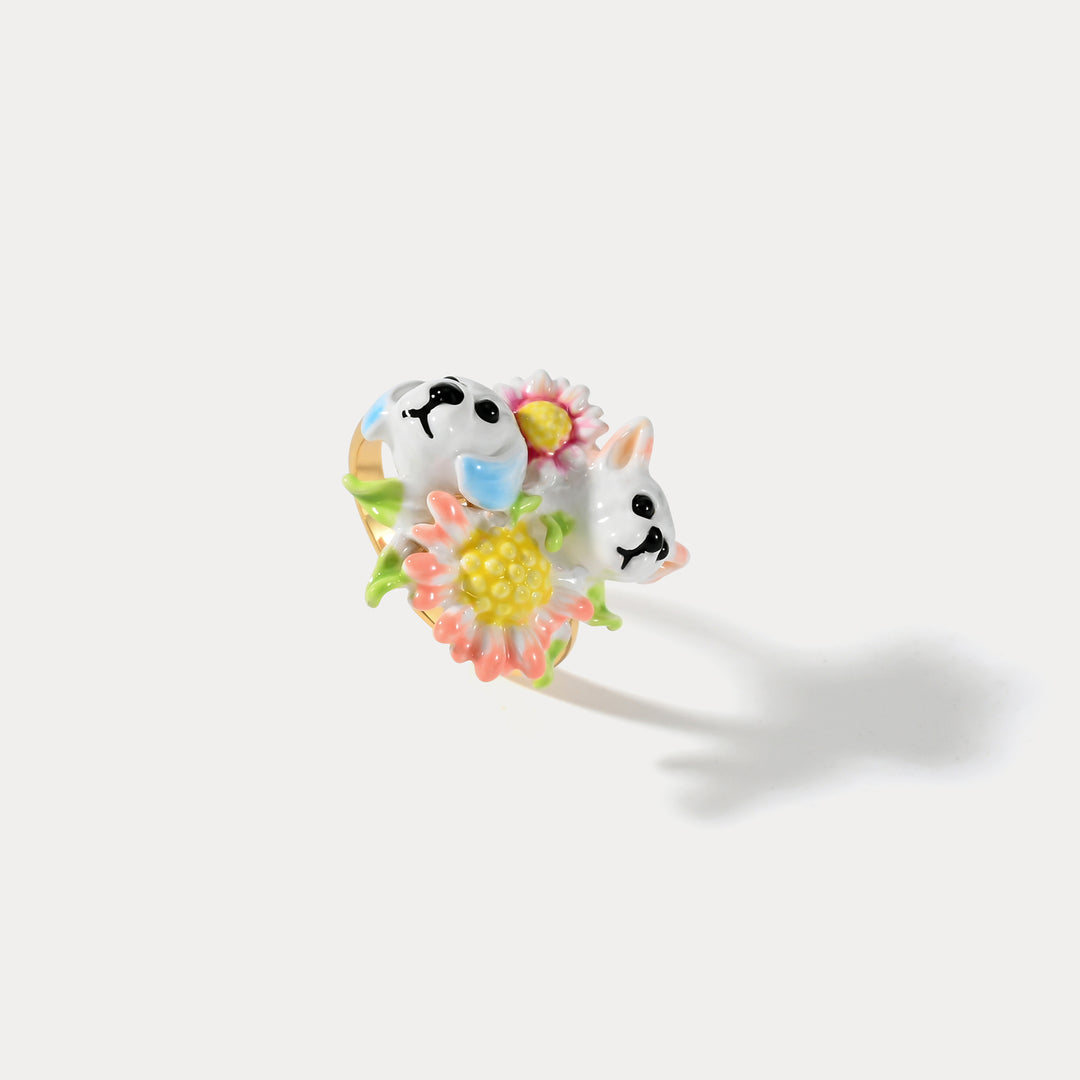 Daisy Double Dog Ring