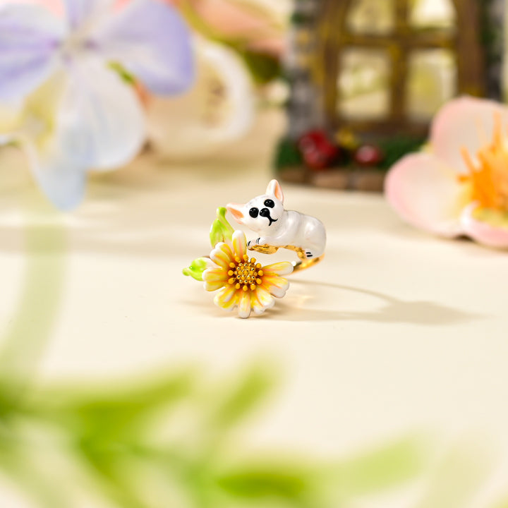 Daisy Dog Ring