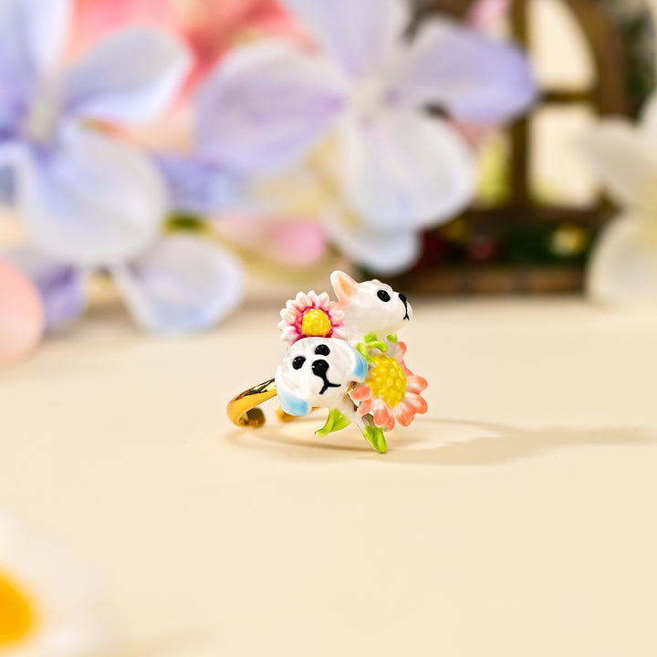 Daisy Double Dog Ring