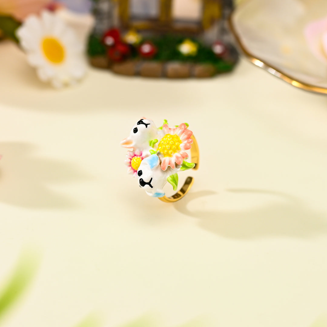 Daisy Double Dog Ring