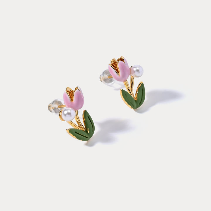 Tulip Stud Earrings