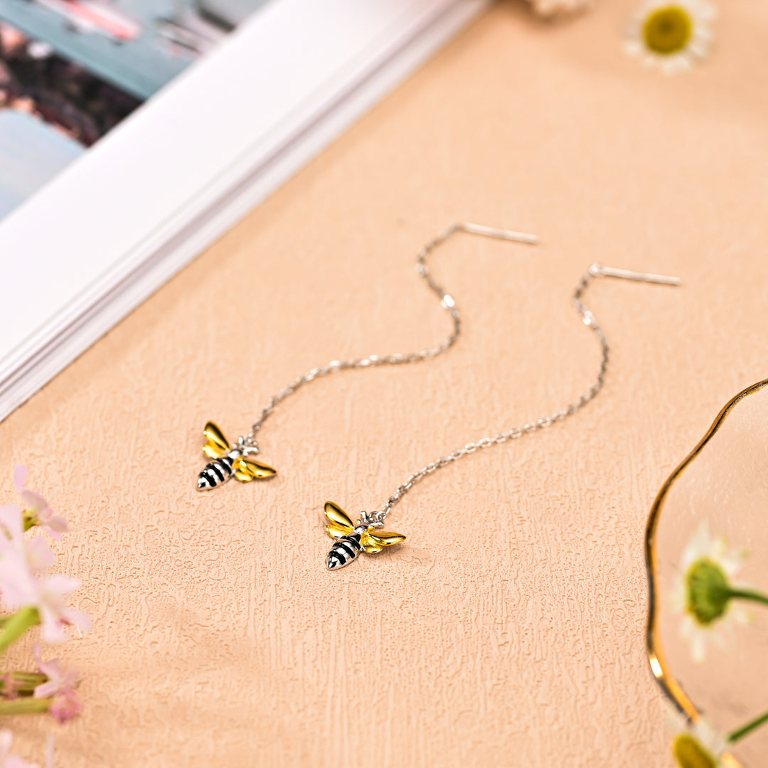 Bee Dangling Earrings