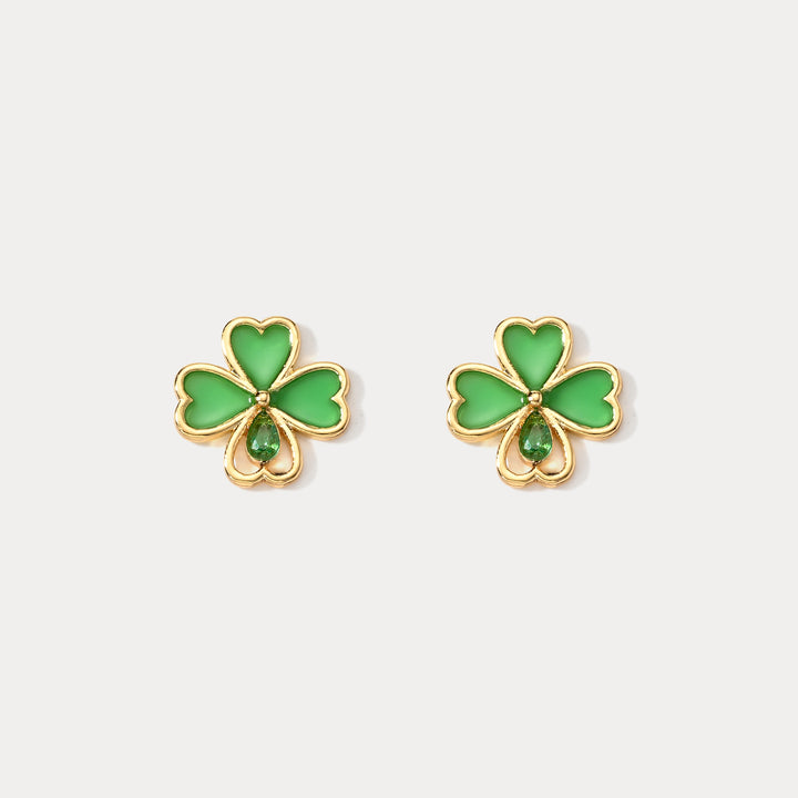 Four Leaf Clover Earrings