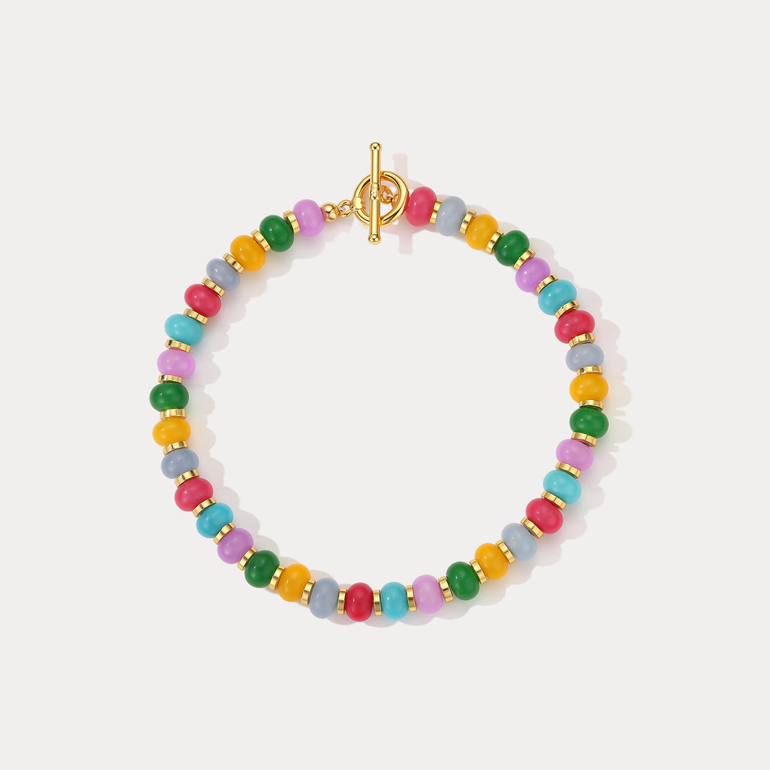 Selenichast Colorful Beaded Bracelet
