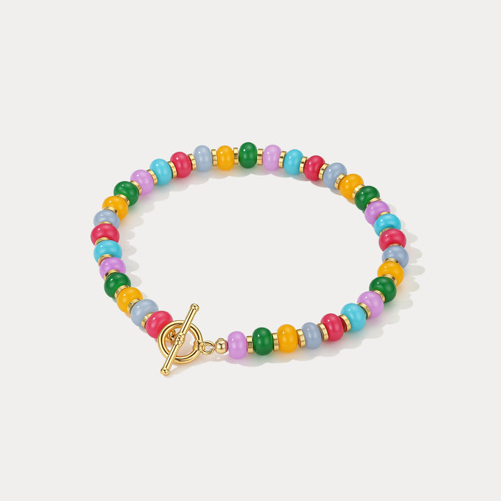 Selenichast Colorful Beaded Bracelet