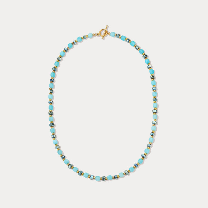 Blue Beaded Necklace