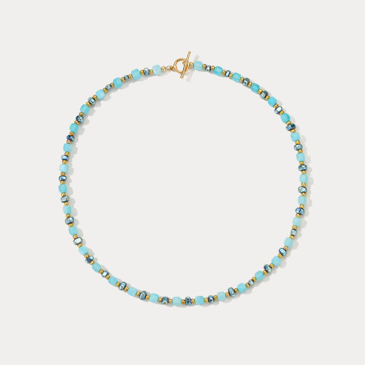 Blue Beaded Necklace