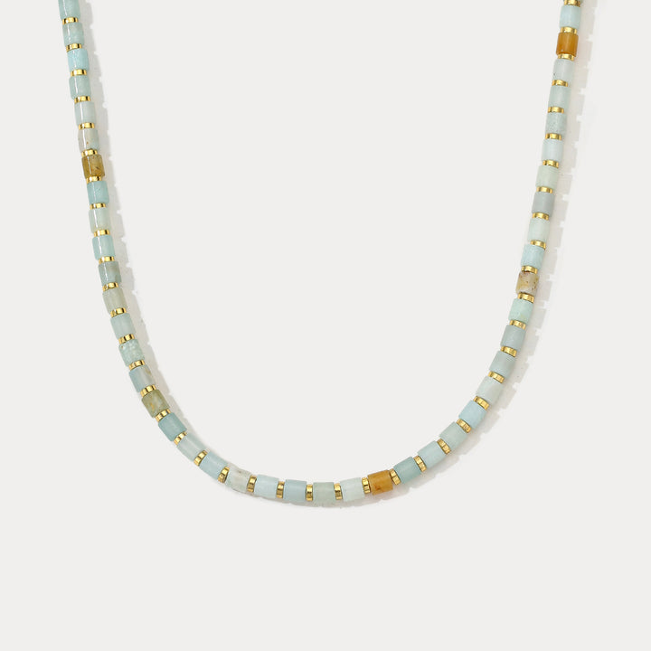 Selenichast Chalcedony Bead Necklace