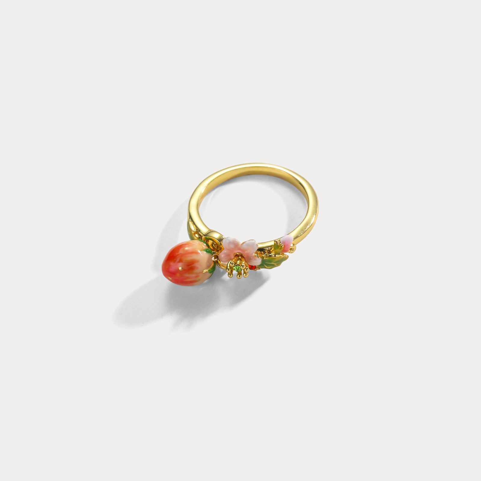 Strawberry Flower Ring