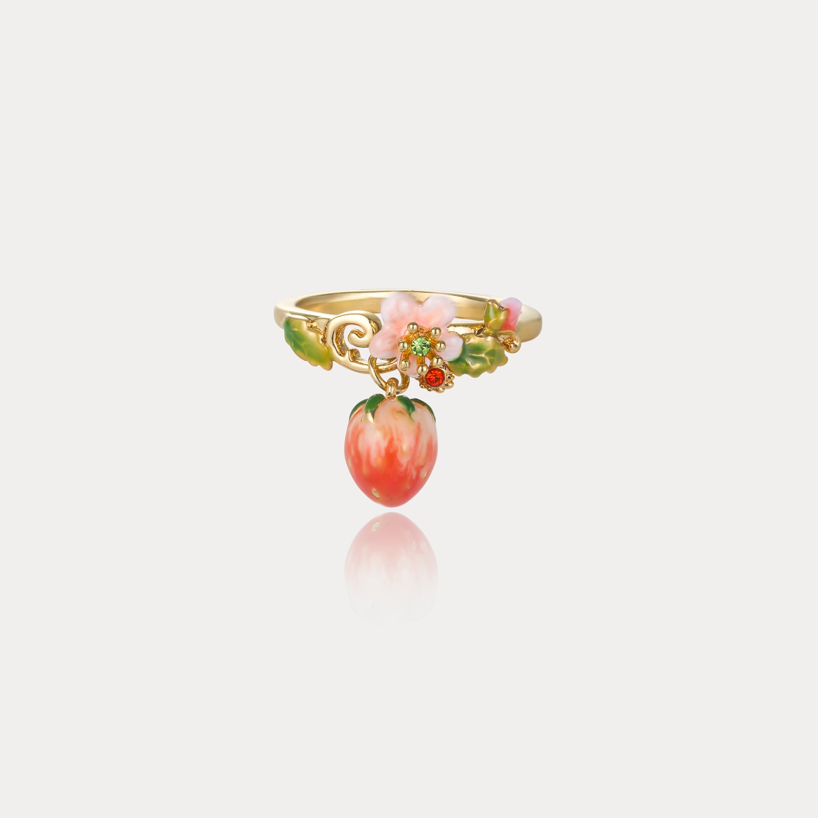 Strawberry Flower Ring