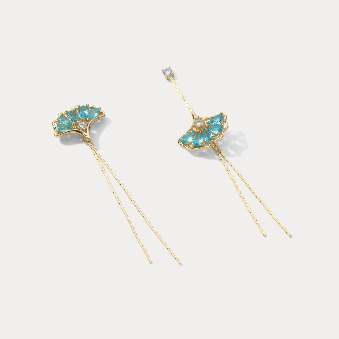 Ginkgo Leaf Earrings
