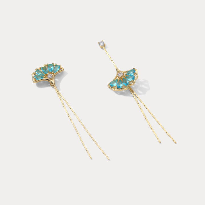 Ginkgo Leaf Earrings