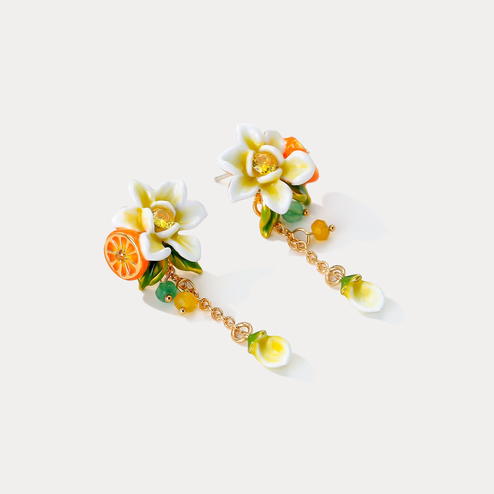 Orange Blossom Earrings