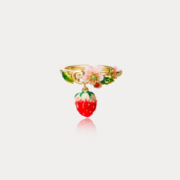 Strawberry Flower Ring