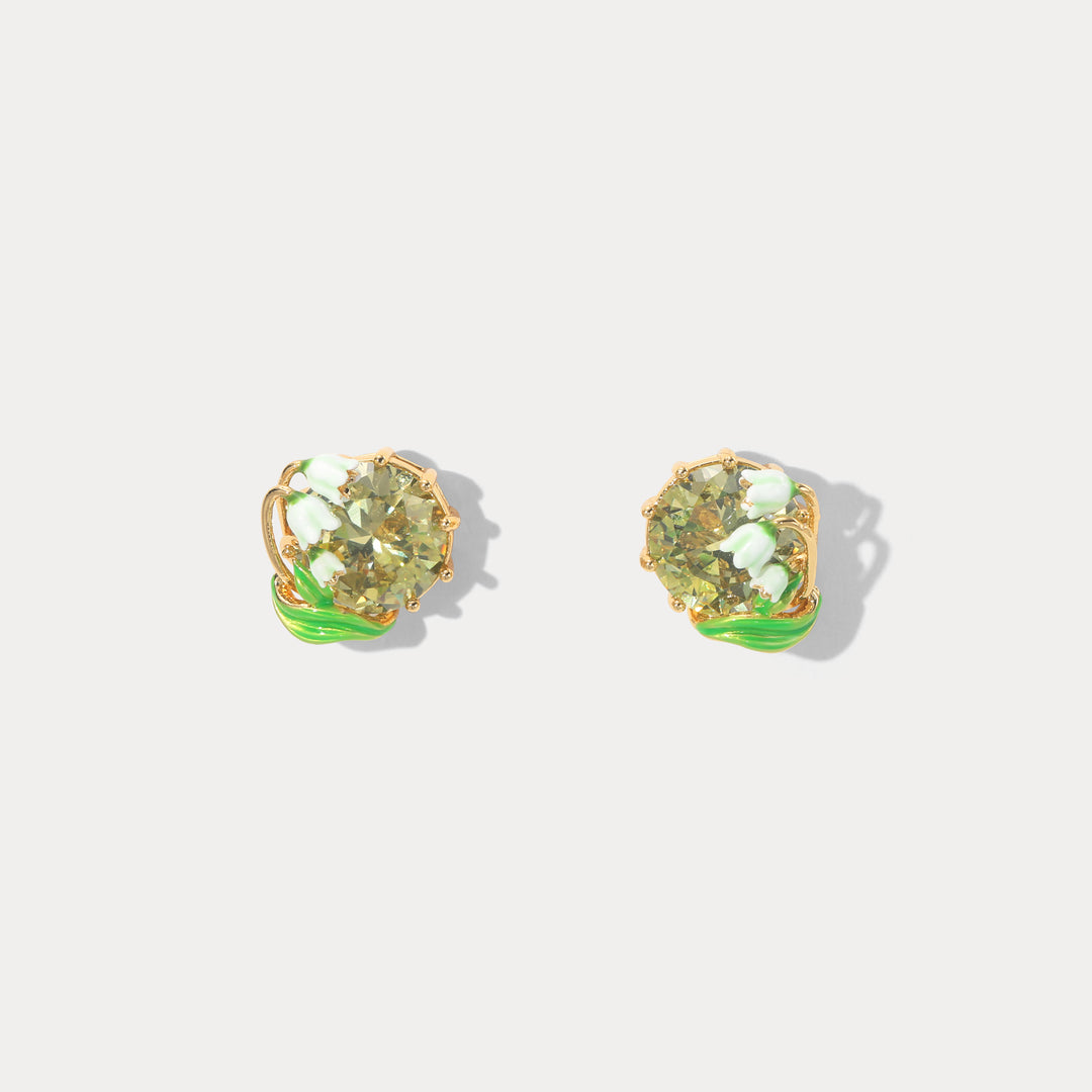 Selenichast Lily of the Valley Citrine Earrings