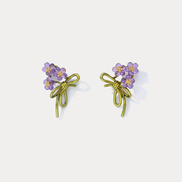 Selenichast Forget-Me-Not Stud Earrings