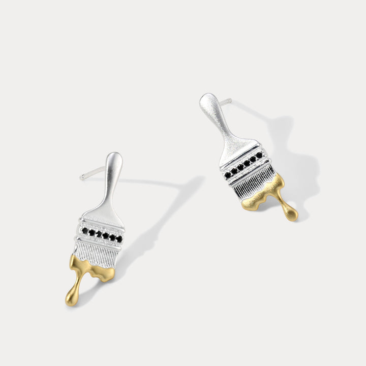 Brush Earrings