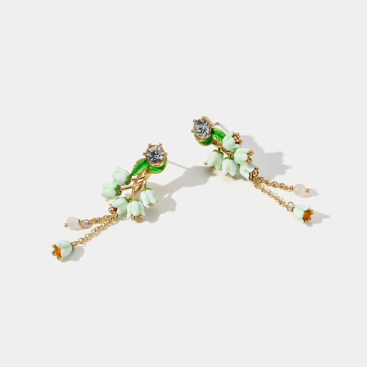 Lily of the Valley Gold Earrings