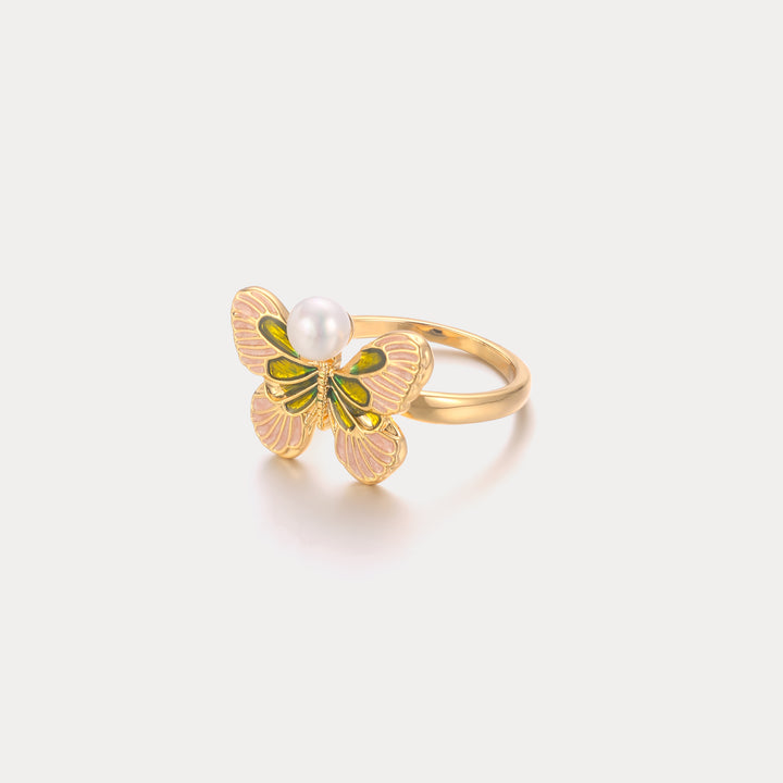 Butterfly Enamel Ring