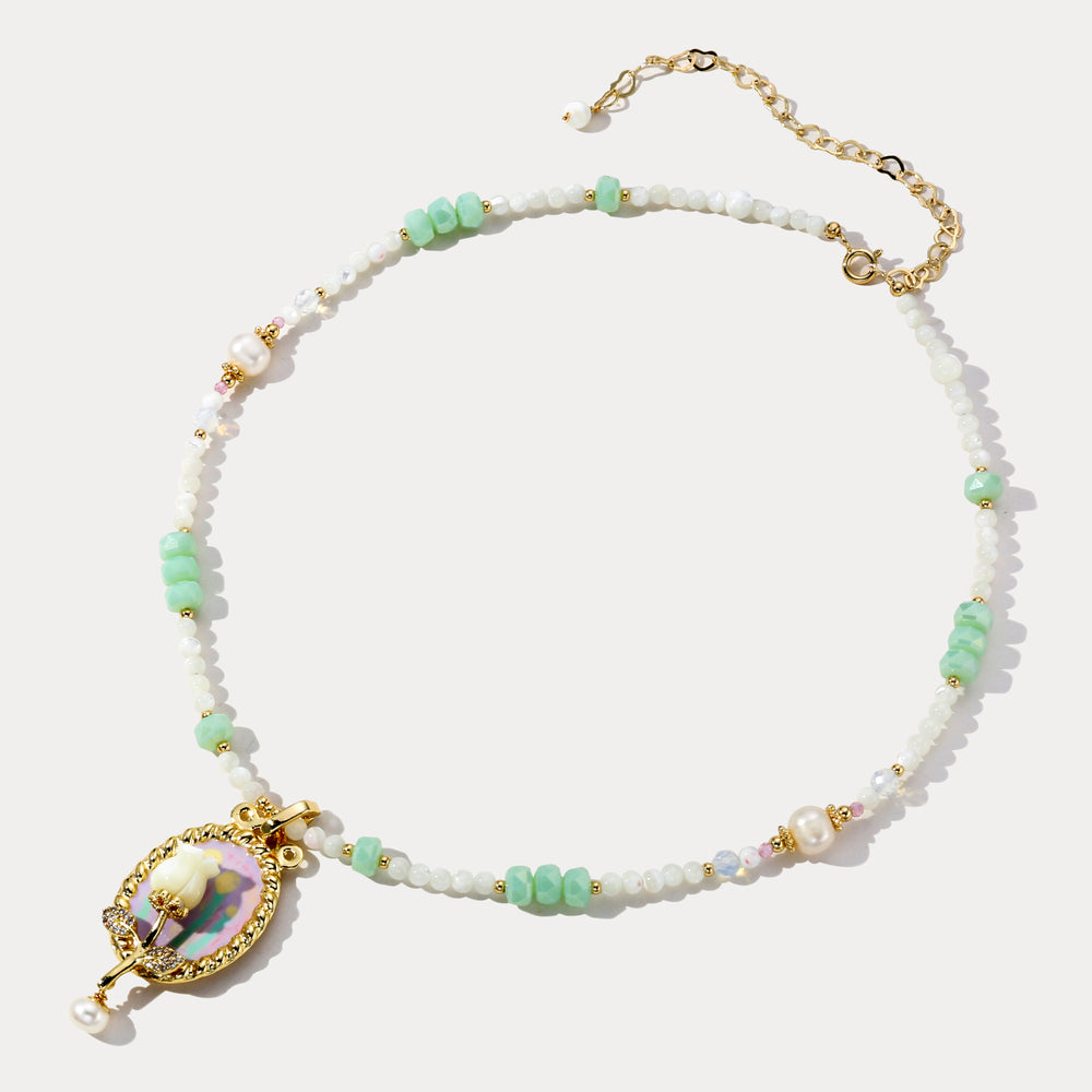 Tulip Bead Necklace