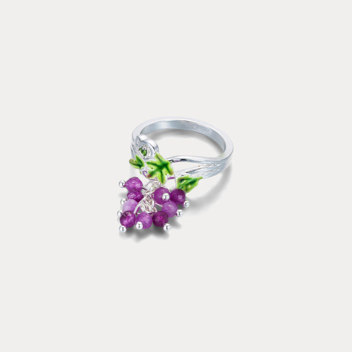 Silver Grape Ring