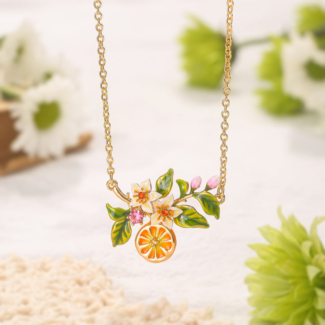 Orange Blossom Necklace
