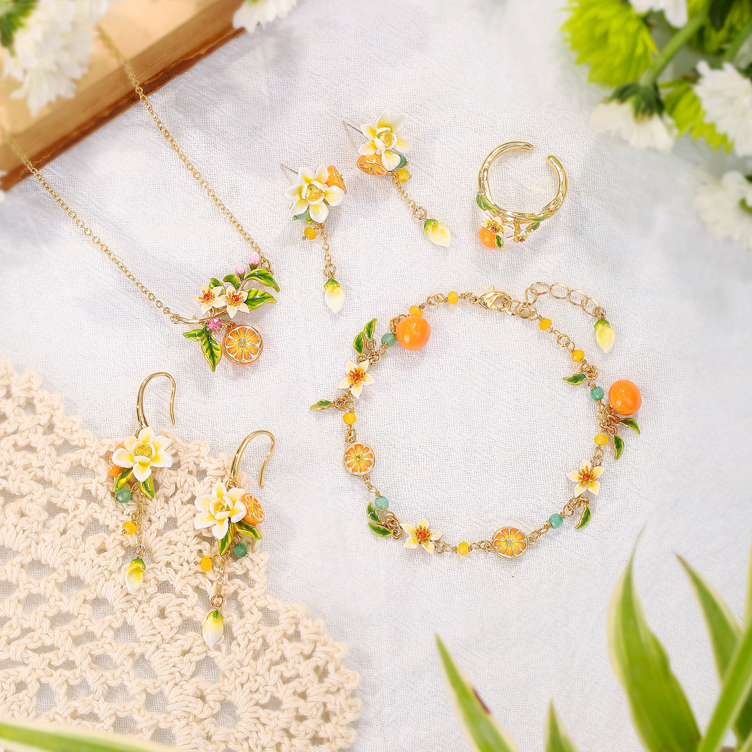 Orange Blossom Necklace