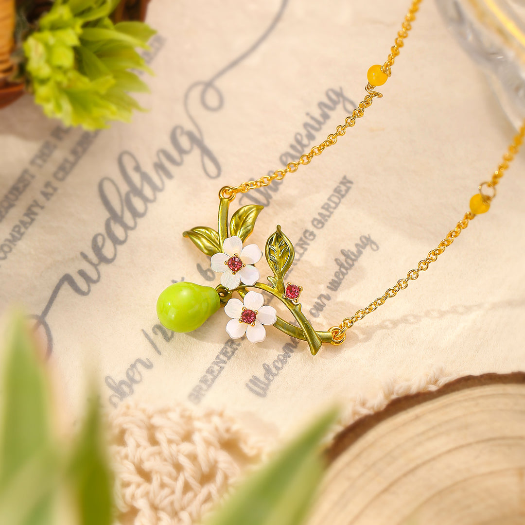 Pear Necklace Summer Jewelry Gifts for Her