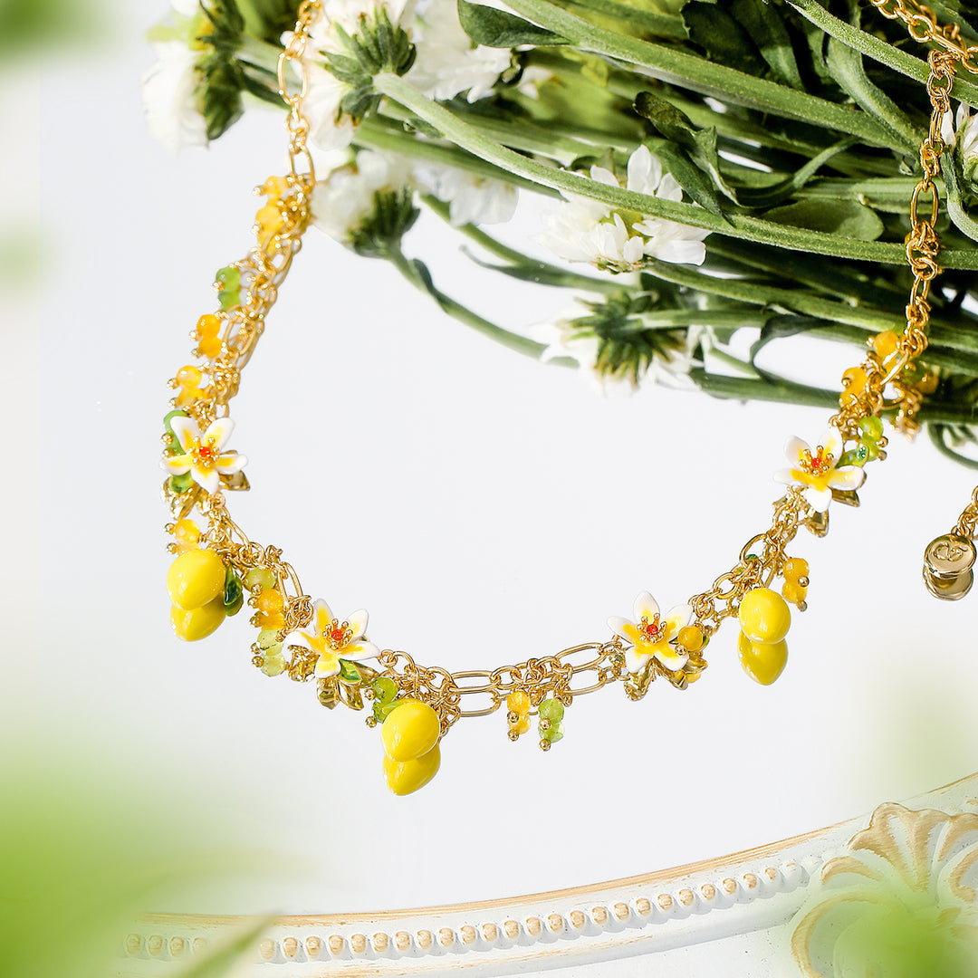 Lemon Charms Necklace