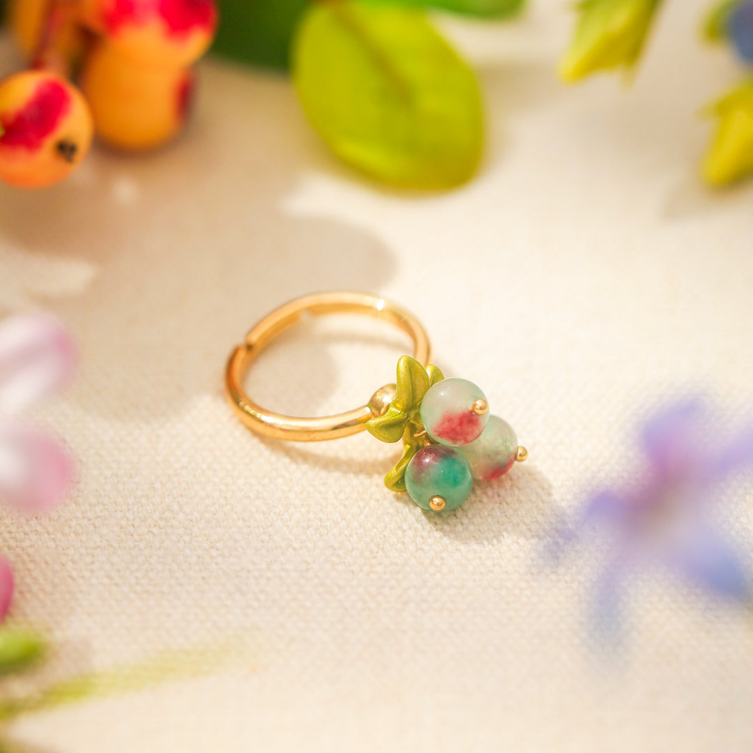 Gold Berry Ring