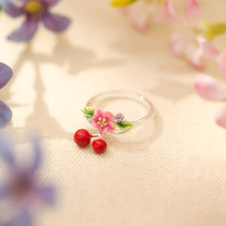 Cherry Ring Silver 