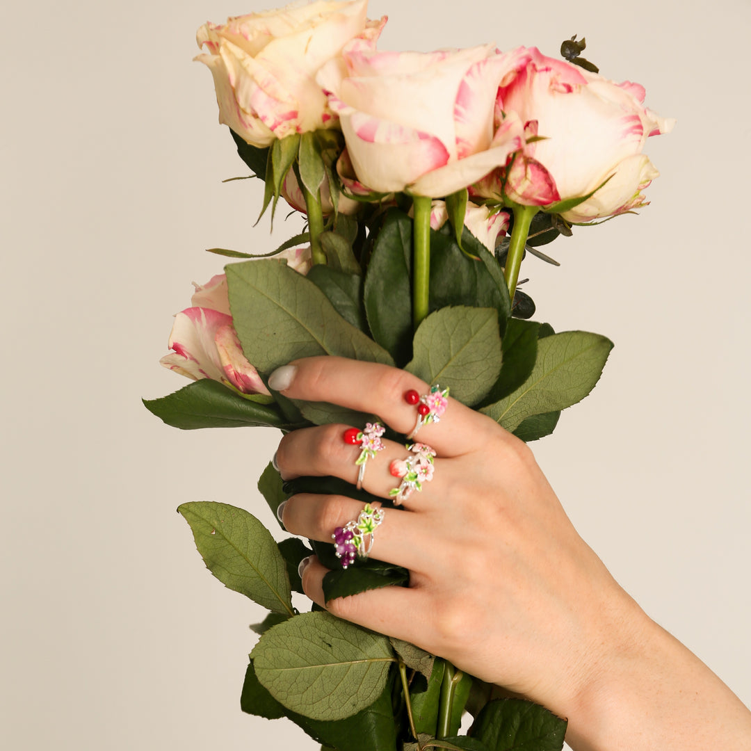 Silver Apple Ring