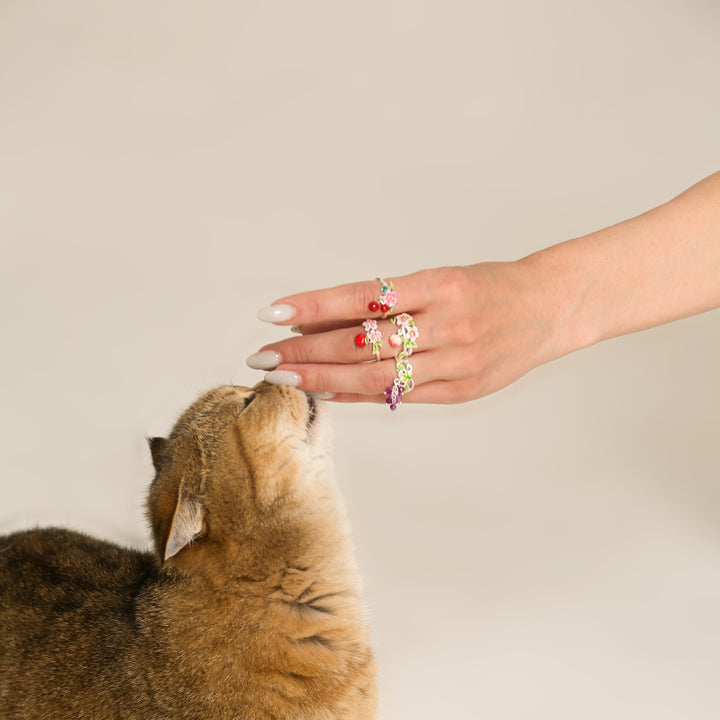 Silver Apple Ring