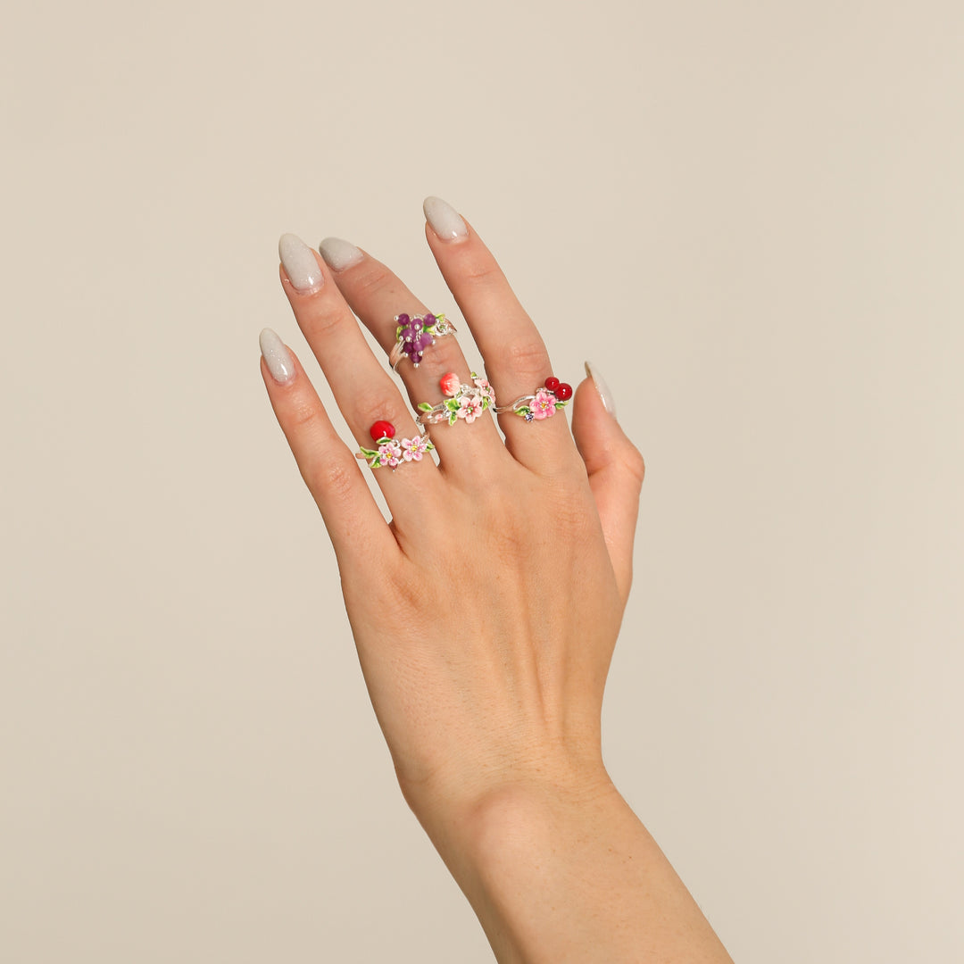 Silver Apple Ring