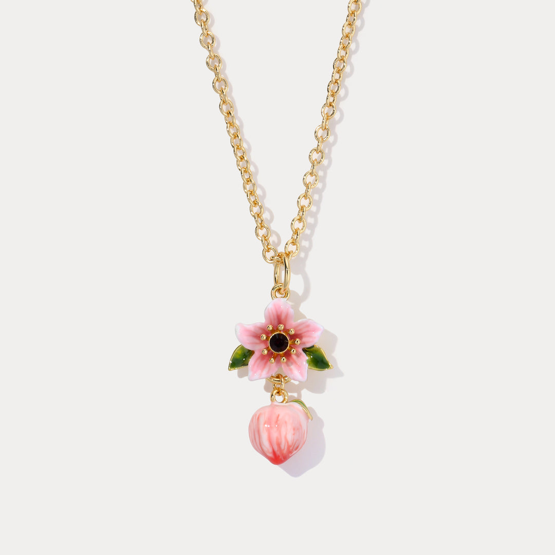 Selenichast Peach Blossom Necklace