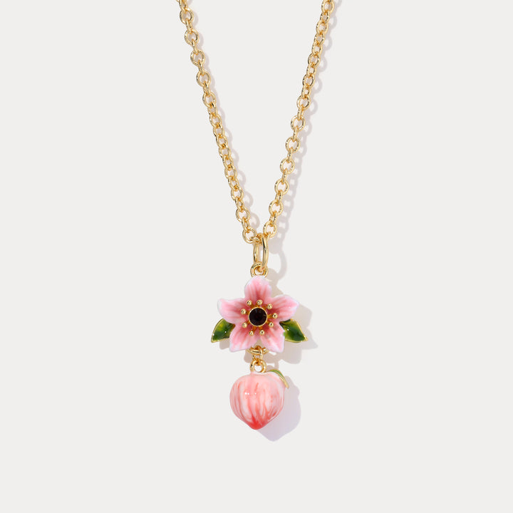 Selenichast Peach Blossom Necklace