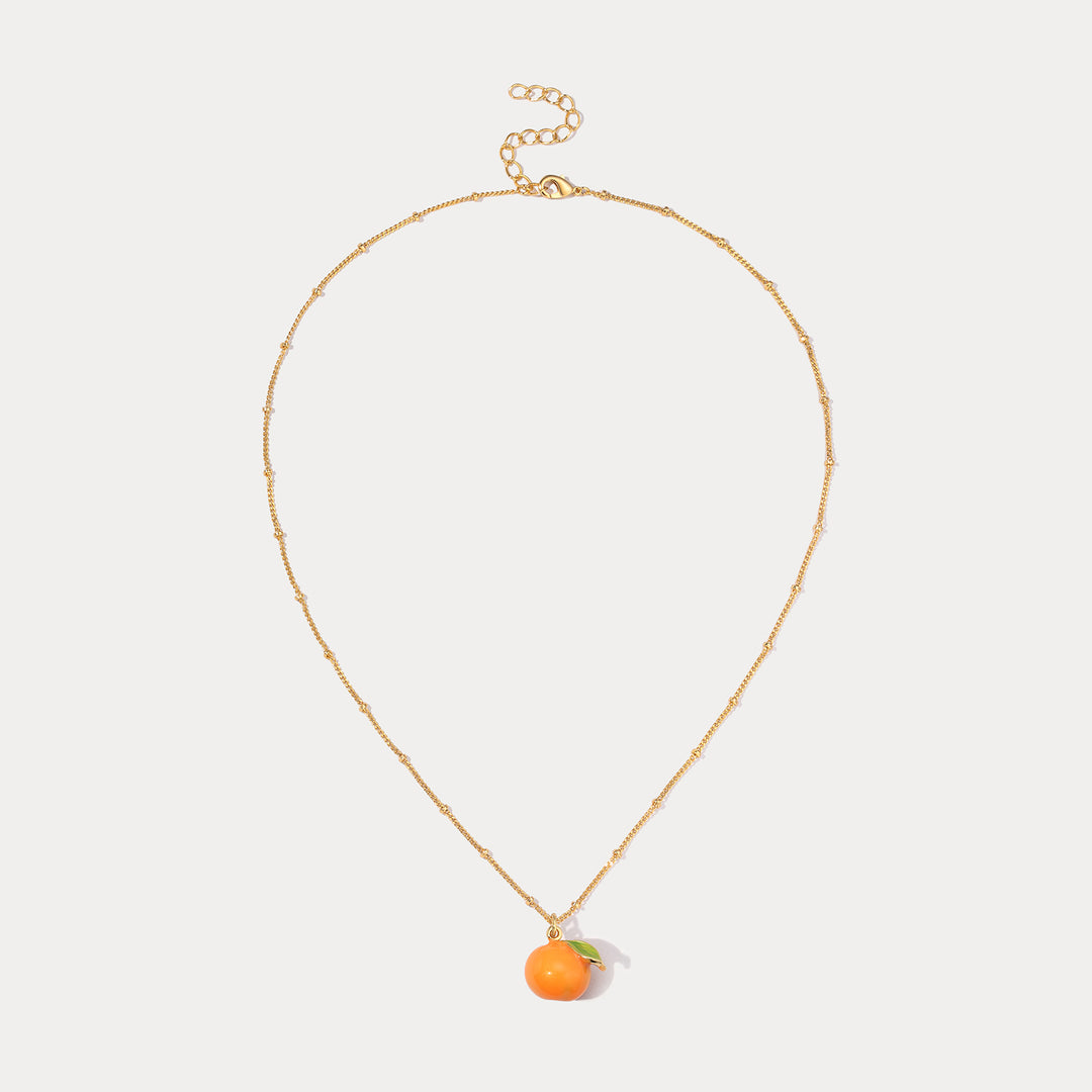 Orange Fruit Necklace