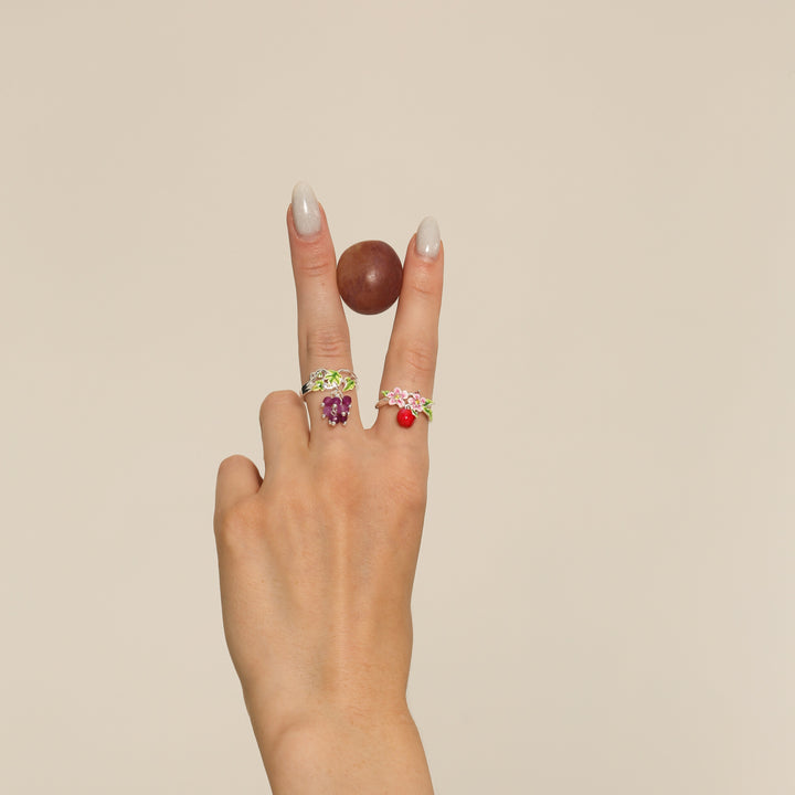 Silver Apple Ring