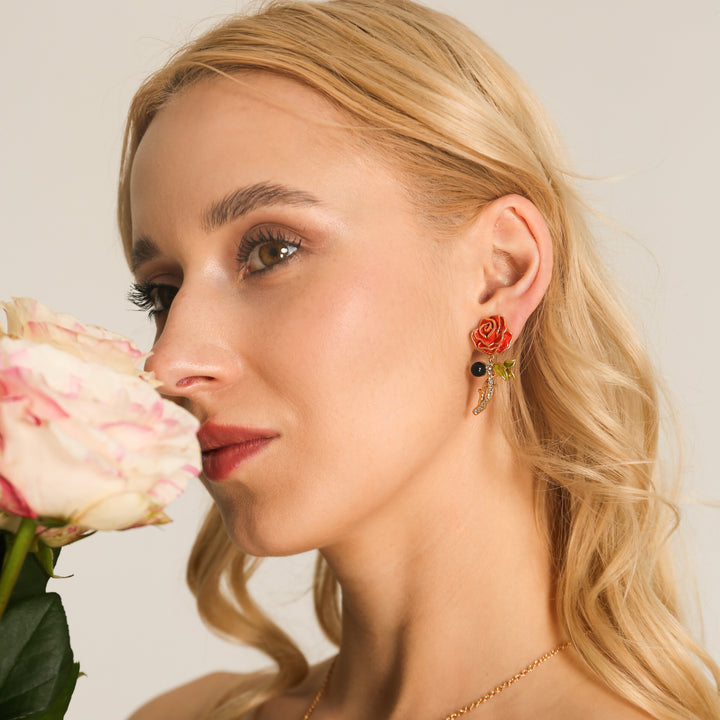 Rose Earrings