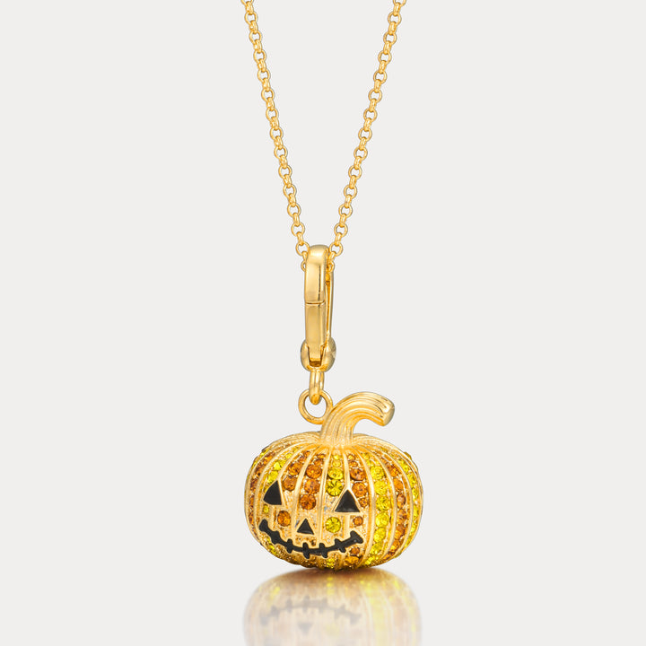 Selenichast Halloween Pumpkin Necklace