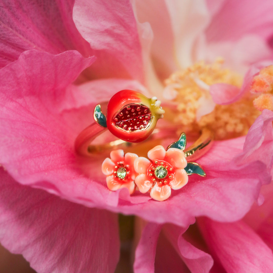 Pomegranate Flower Ring